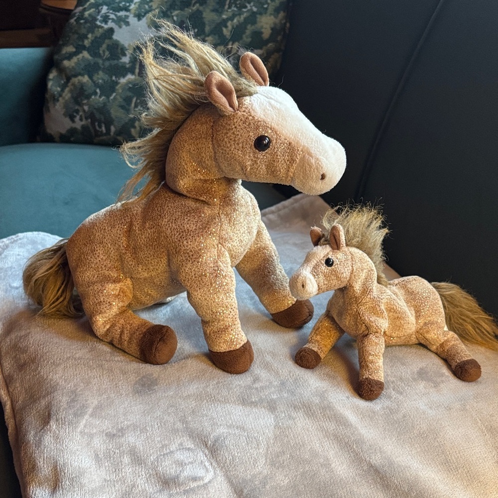 Ty Beanie Buddy Sparkles Filly & Beanie Baby Sparkles, 2003
